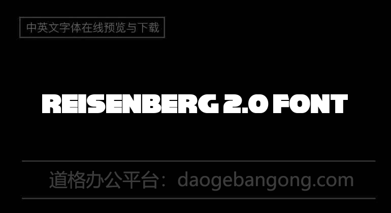 Reisenberg 2.0 Font