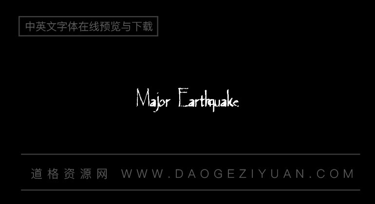 Major Earthquake