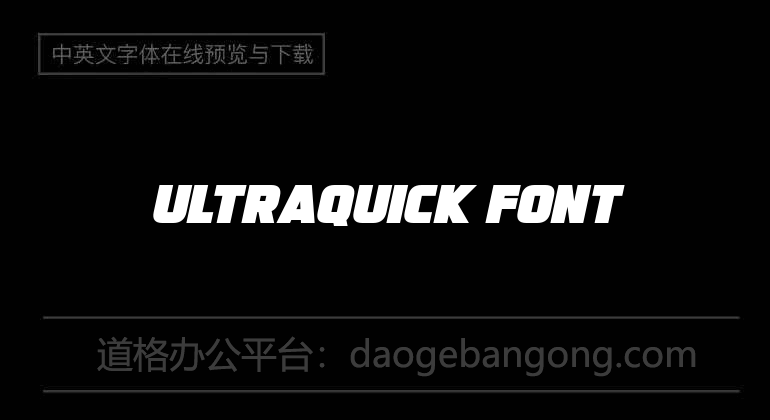 Ultraquick Font