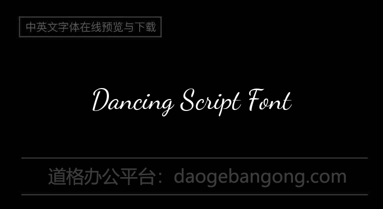 Dancing Script Font