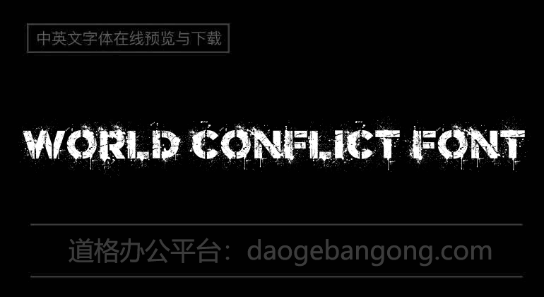 World Conflict Font