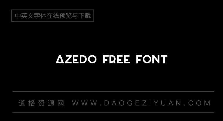 Azedo Free Font