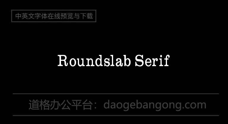 Roundslab Serif