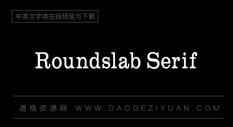 Roundslab Serif