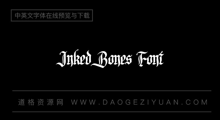 Inked Bones Font
