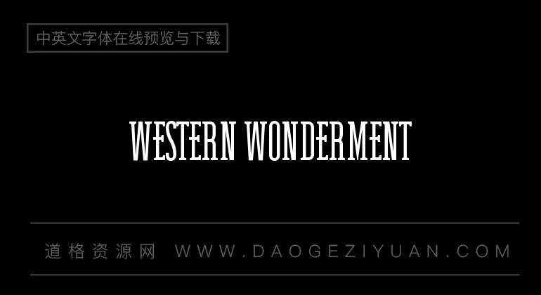 Western Wonderment