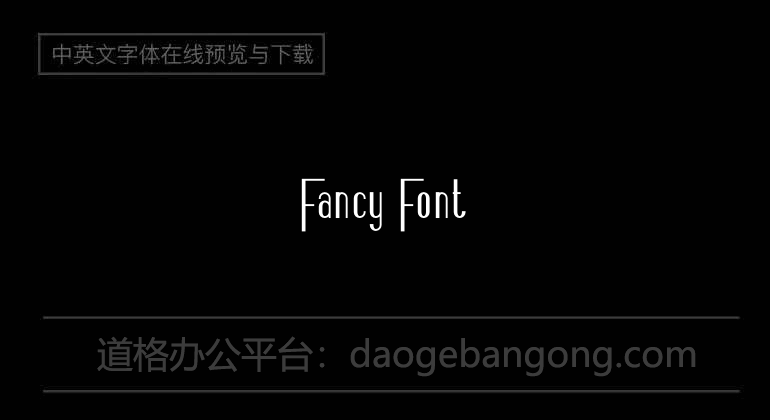Fancy Font