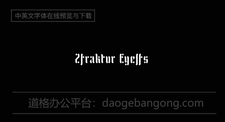 Zfraktur Eye/fs