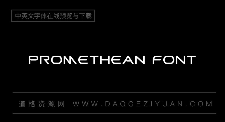 Promethean Font