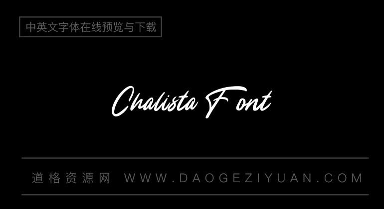 Chalista Font