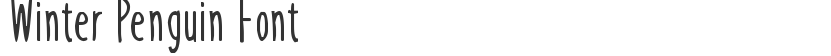 Winter Penguin Font