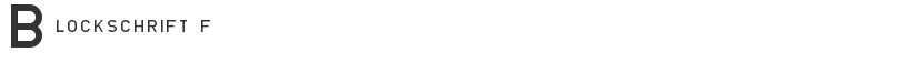 Blockschrift f