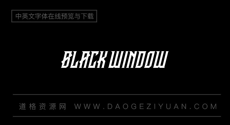 Black Window