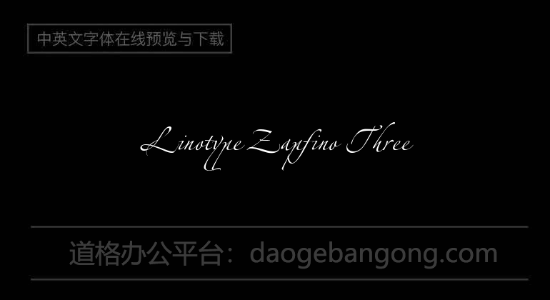 LinotypeZapfino Three