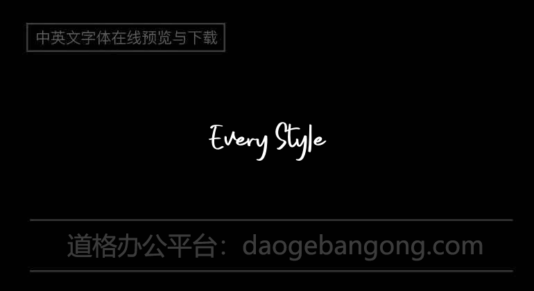 Every Style