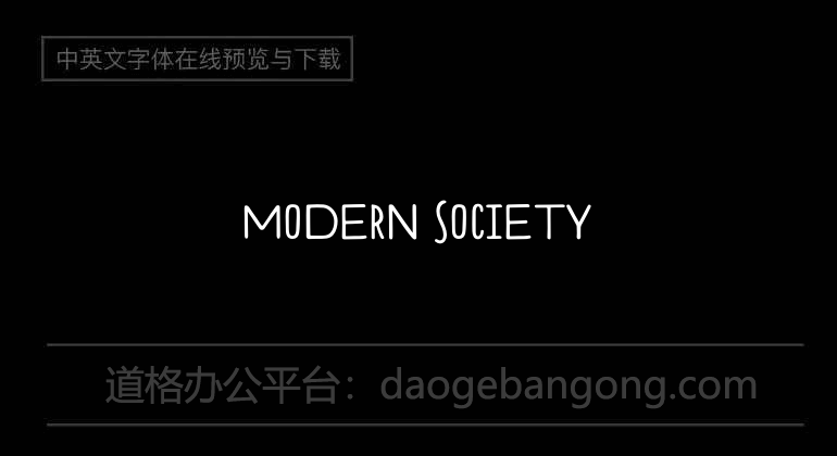 Modern Society