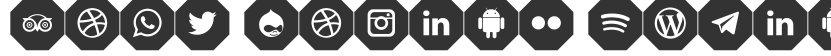 Font Social Media Color 2019