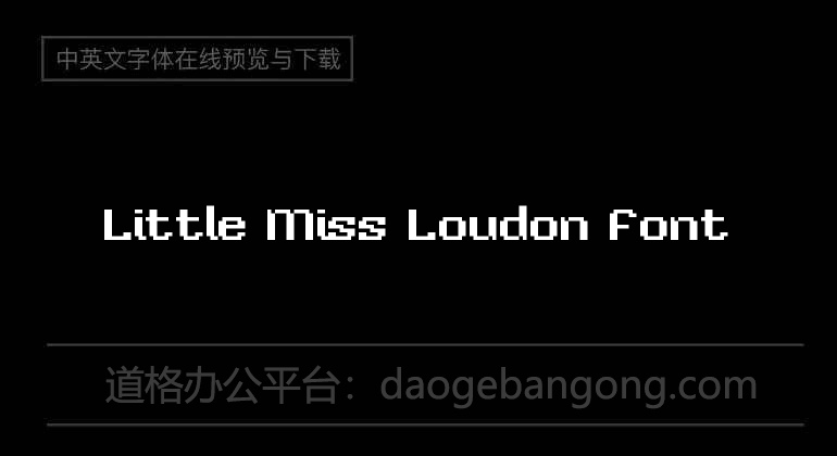 Little Miss Loudon Font