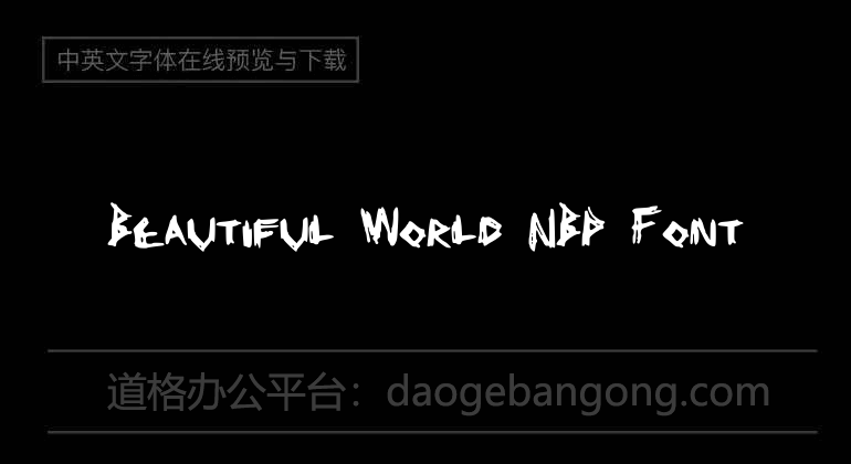 Beautiful World NBP Font