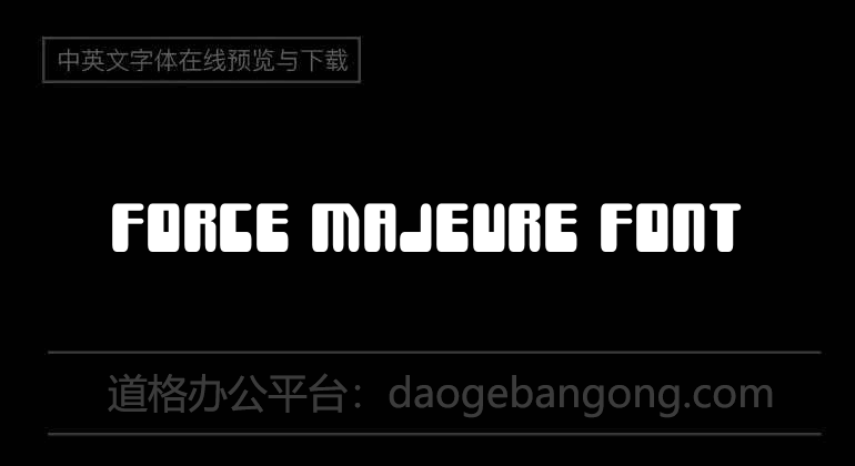 Force Majeure Font