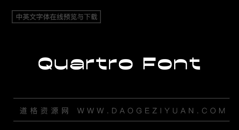 Quartro Font