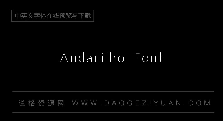 Andarilho Font