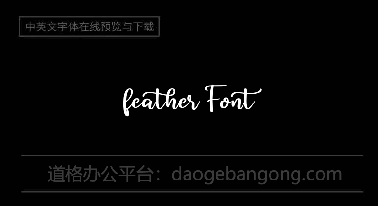 feather Font