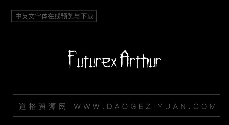 Futurex Arthur 英文字体免费字体下载大全 道格资源