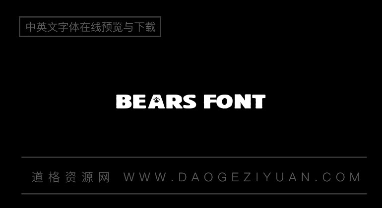 BEARS Font