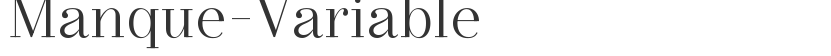 Manque-Variable