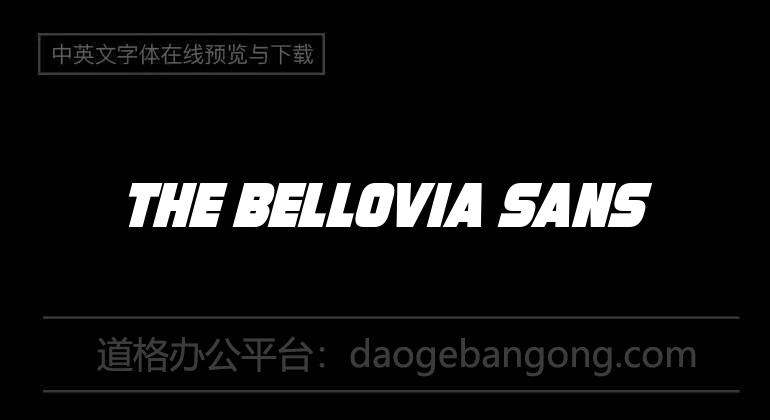 The Bellovia Sans