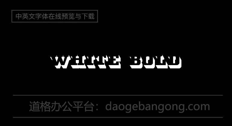 White Bold