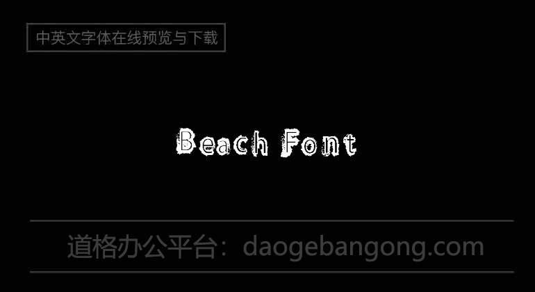 Beach Font