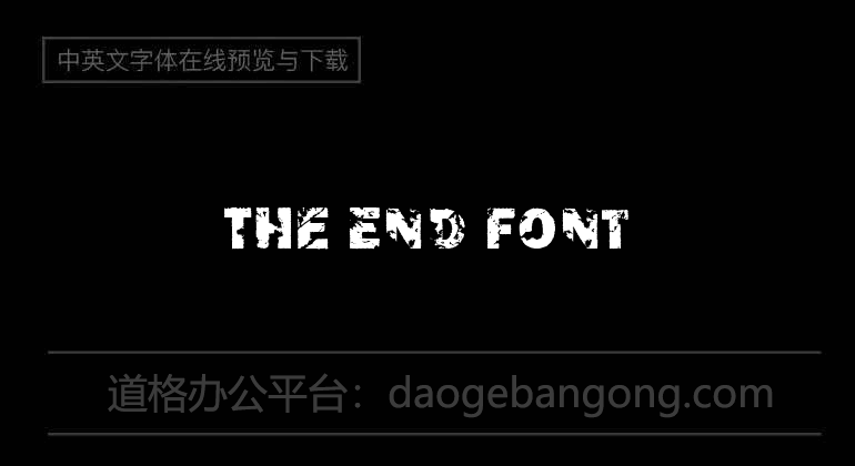 The End Font