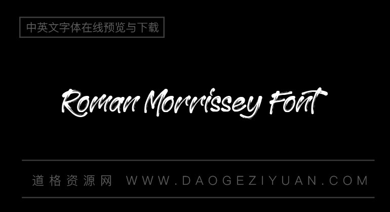 Roman Morrissey Font