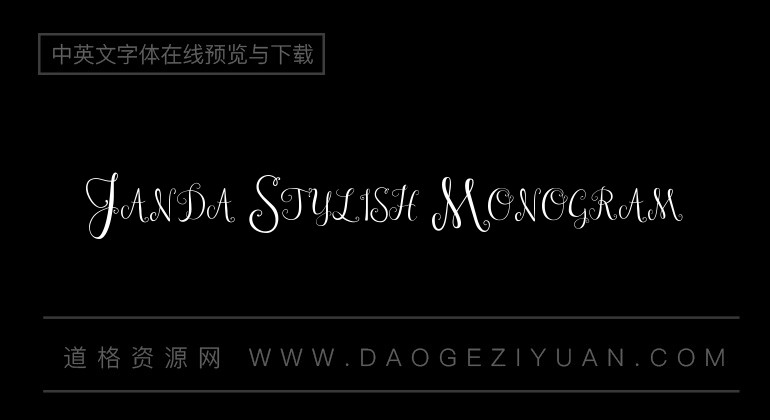 Janda Stylish Monogram