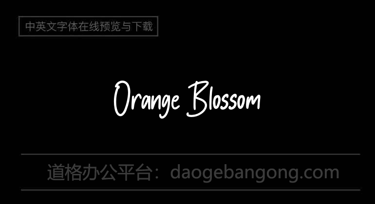 Orange Blossom