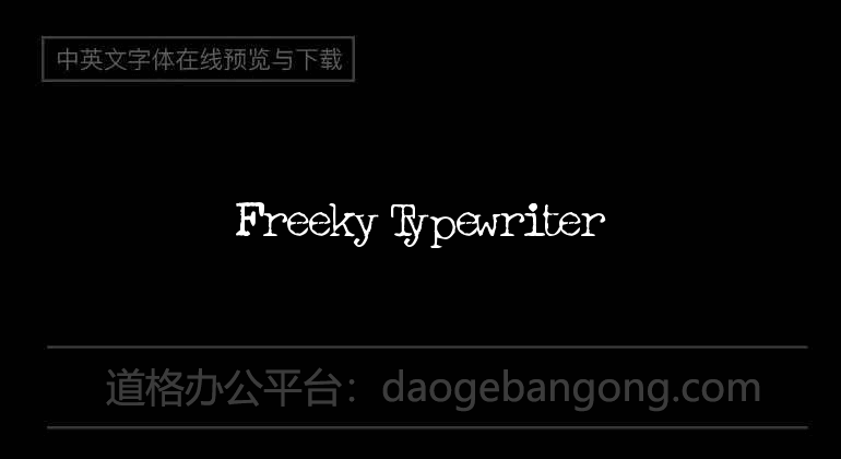 Freeky Typewriter