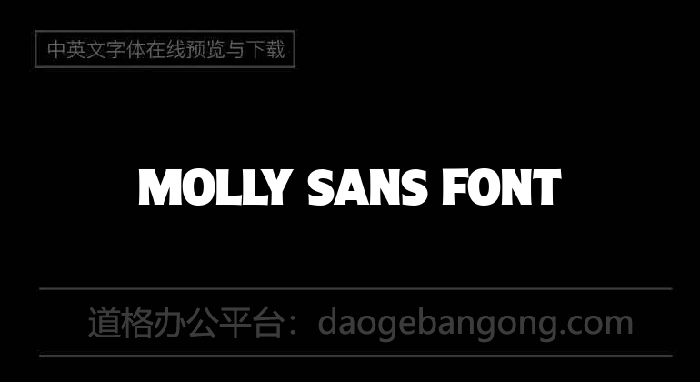 Molly Sans Font