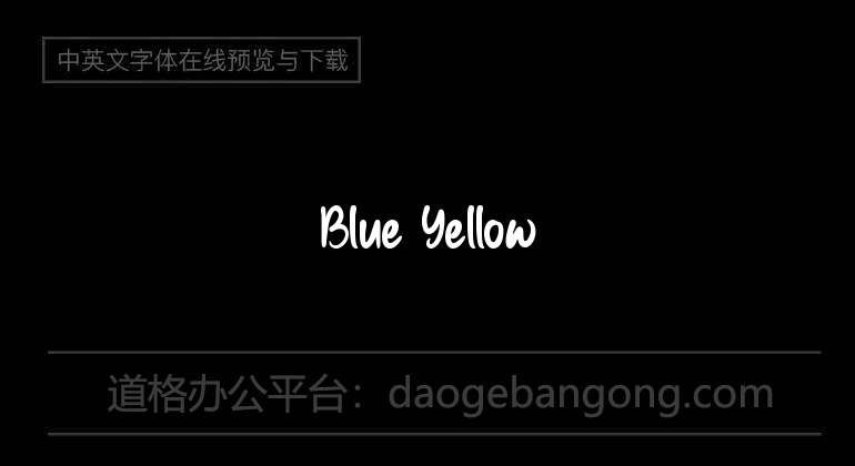 Blue Yellow