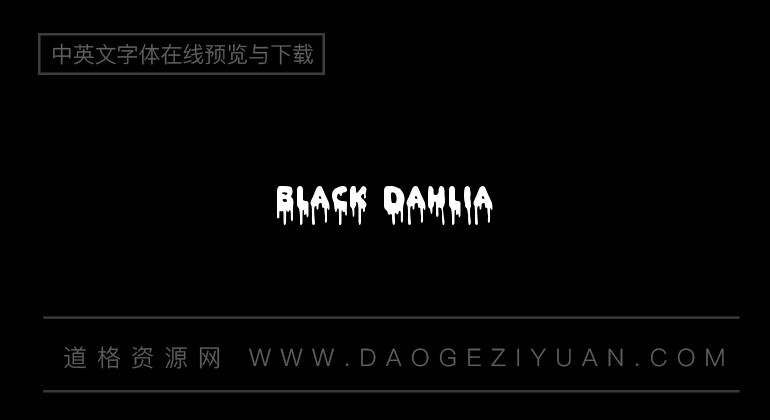 Black Dahlia