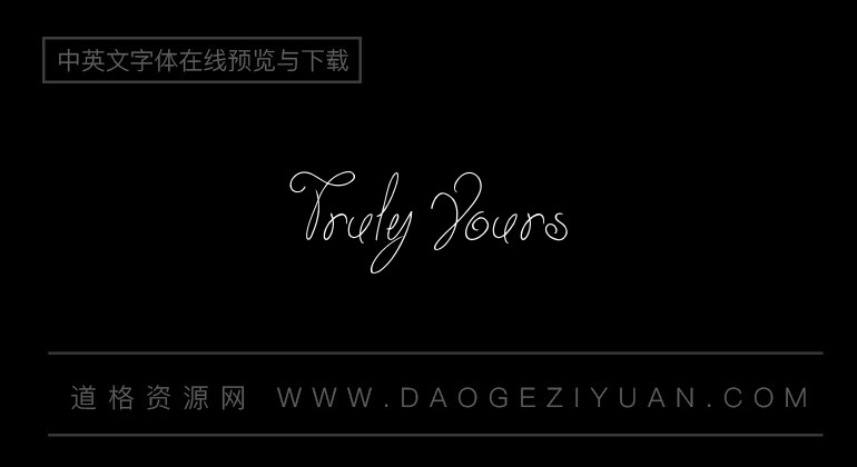 Truly Yours