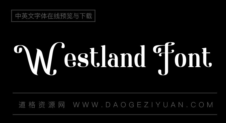 Westland Font