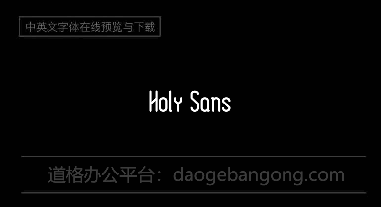 Holy Sans