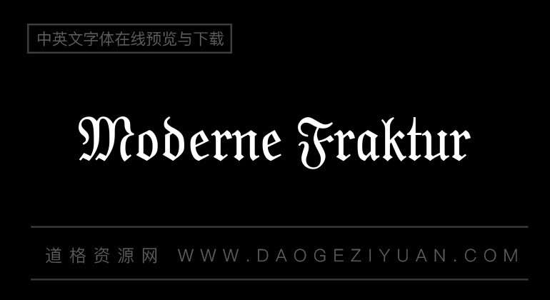 Moderne Fraktur
