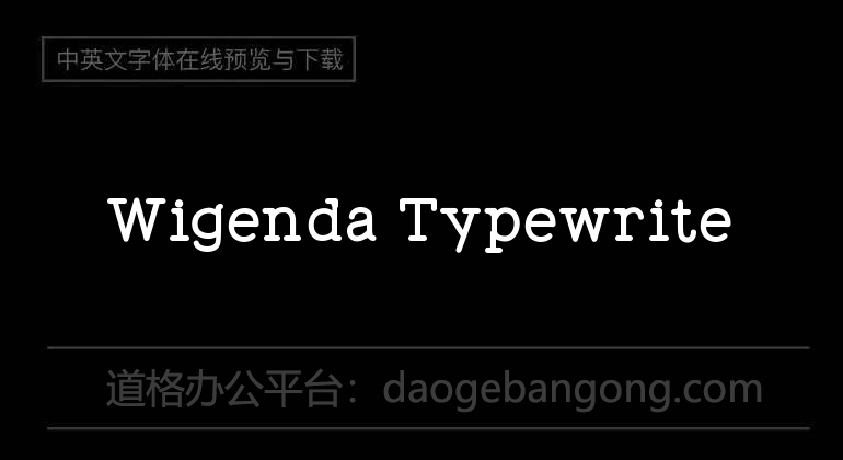 Wigenda Typewrite