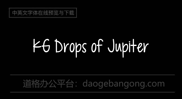 KG Drops of Jupiter