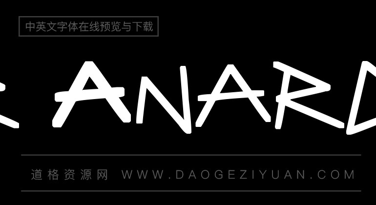 Angular Anarchy Font