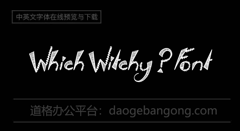 Which Witchy ? Font