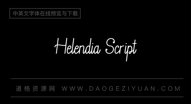 Helendia Script